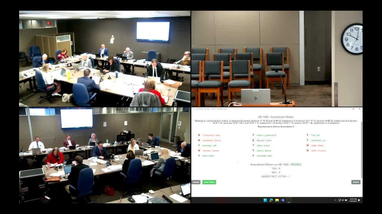North Dakota committee approves domestic violence protection bill amid heated debate