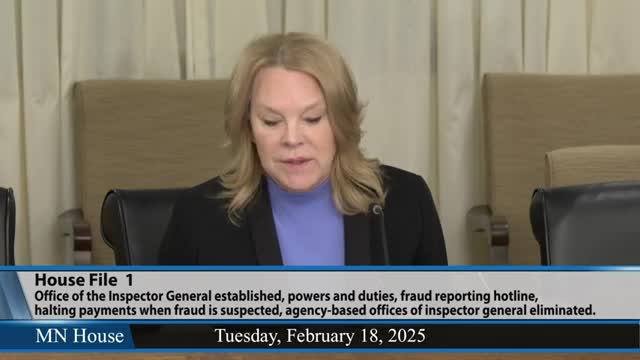 Minnesota leaders propose independent Office of Inspector General to combat fraud