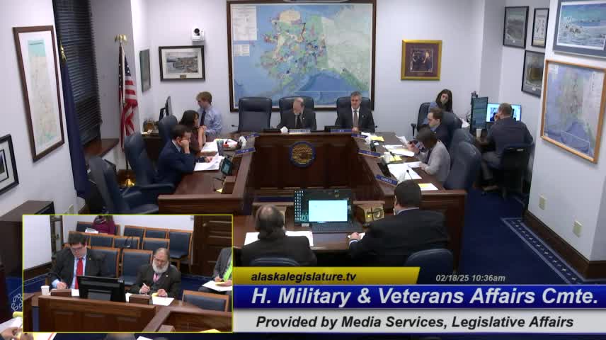 Alaska committee hears veteran testimony on disability ratings and life expectancy