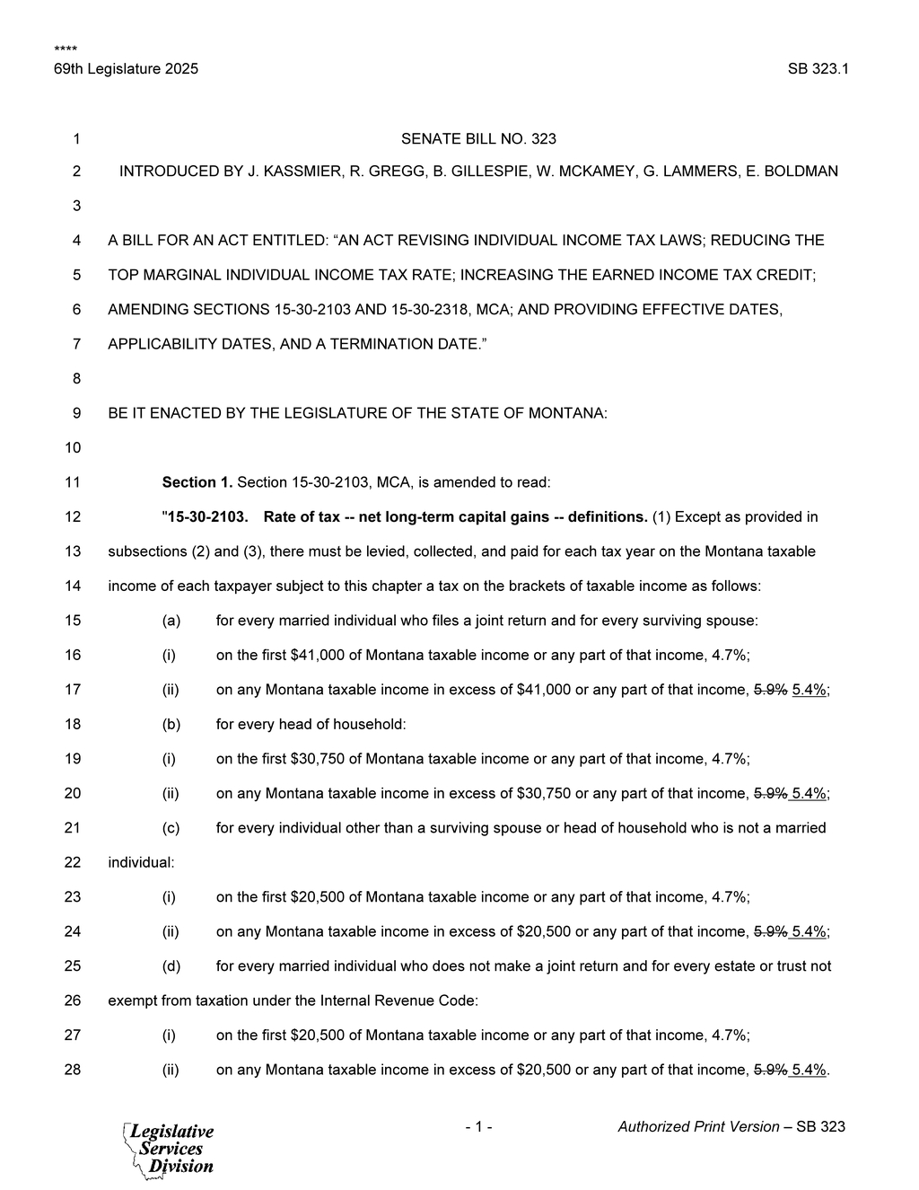Montana Legislature sets new tax brackets for long-term capital gains