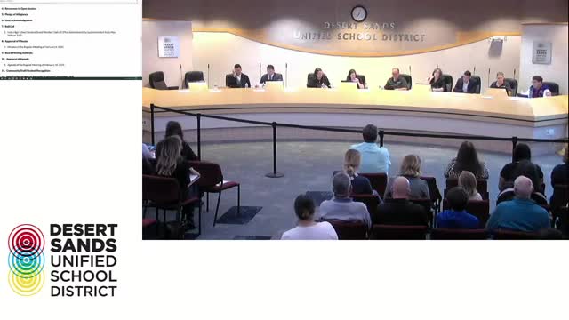 Indio High School student Edgar Magana sworn in as new board member