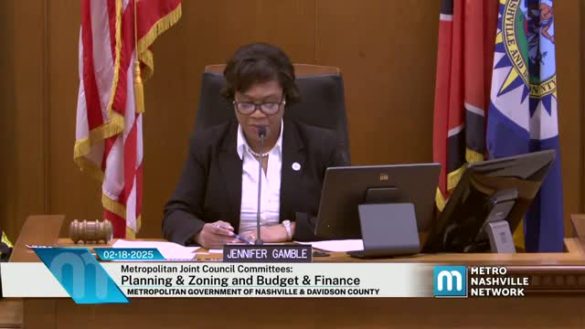 Nashville Budget Committee approves 2026 capital improvements prioritization list