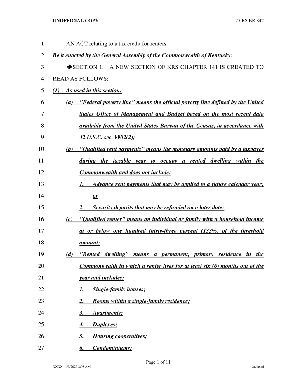 Kentucky reviews tax credits for renewable energy and education programs