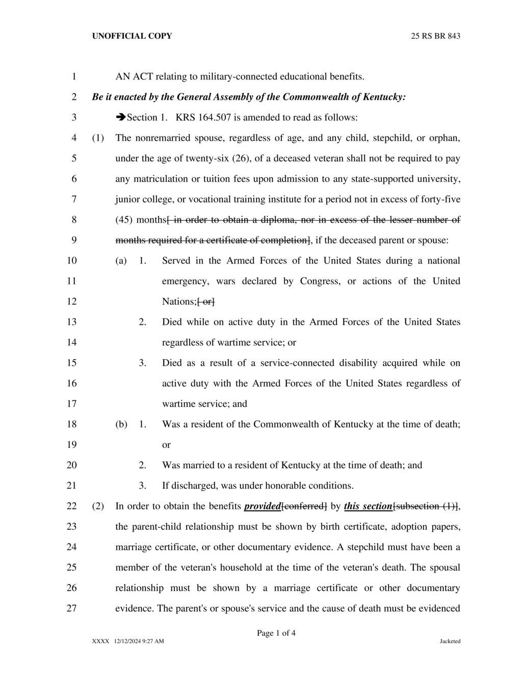 New law extends education benefits for military-connected students