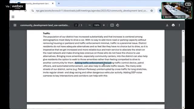 Community Board 11 urges tougher traffic enforcement after few bike-lane tickets issued