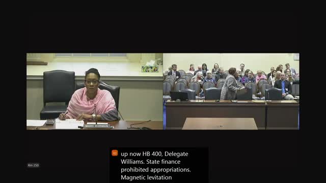 Maglev funding ban draws divided testimony as proponents warn it could foreclose future options