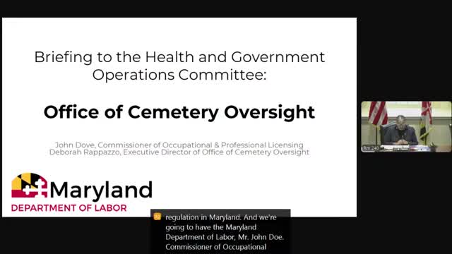 Maryland panel details response to Heaven Bound crematory and flags gaps in oversight and inspections