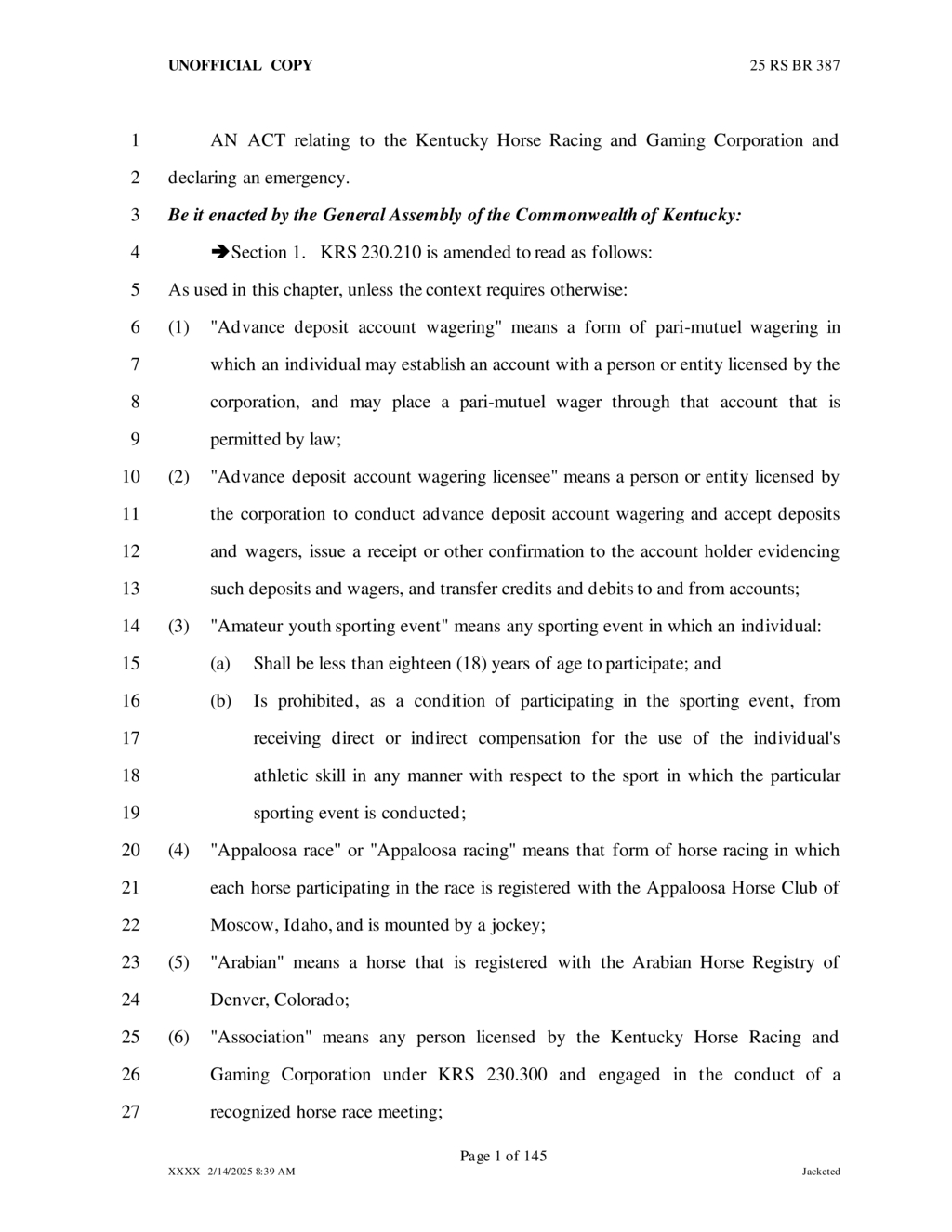 Kentucky enforces new regulations on charitable gaming and investigator powers