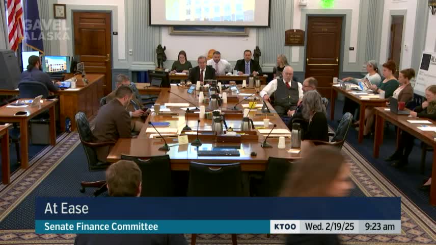 Legislative Fiscal Analyst briefs Senate Finance Committee on three‑year budget outlook, projecting multi‑year shortfalls