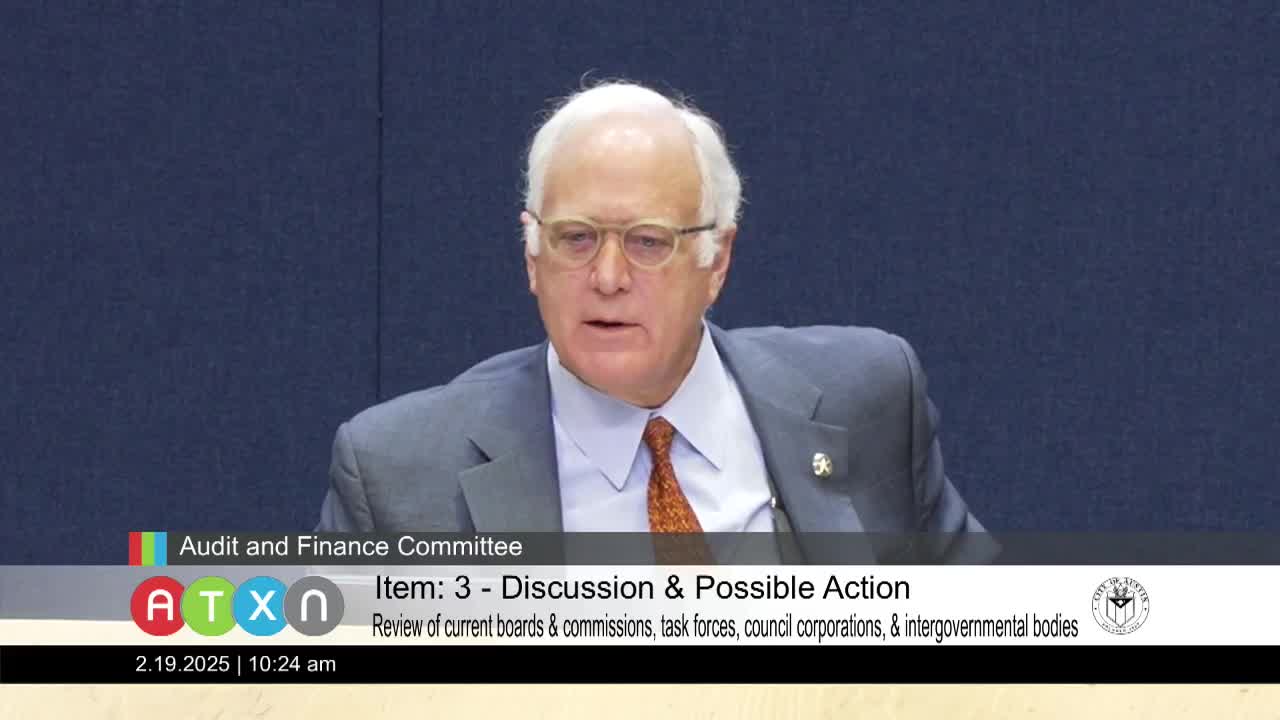 City clerk presents framework to review and consolidate boards and commissions; commissioners and public urge more outreach