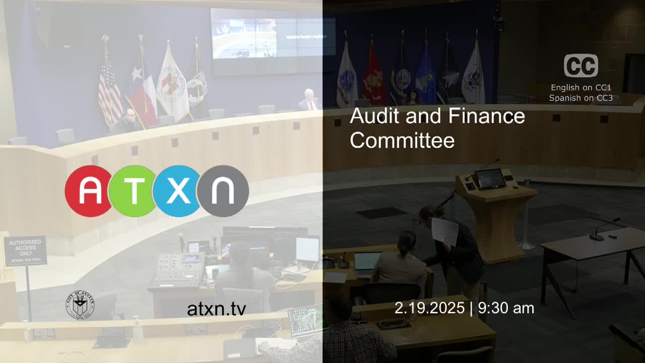 Mark May criticizes Austin's nonprofit park partnerships at audit committee meeting