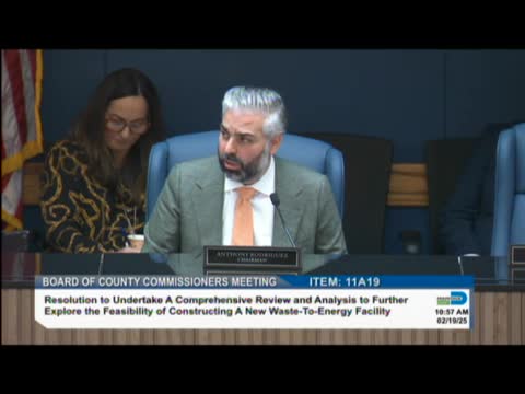 Commission directs 120-day study of all solid-waste options, including waste-to-energy and landfills