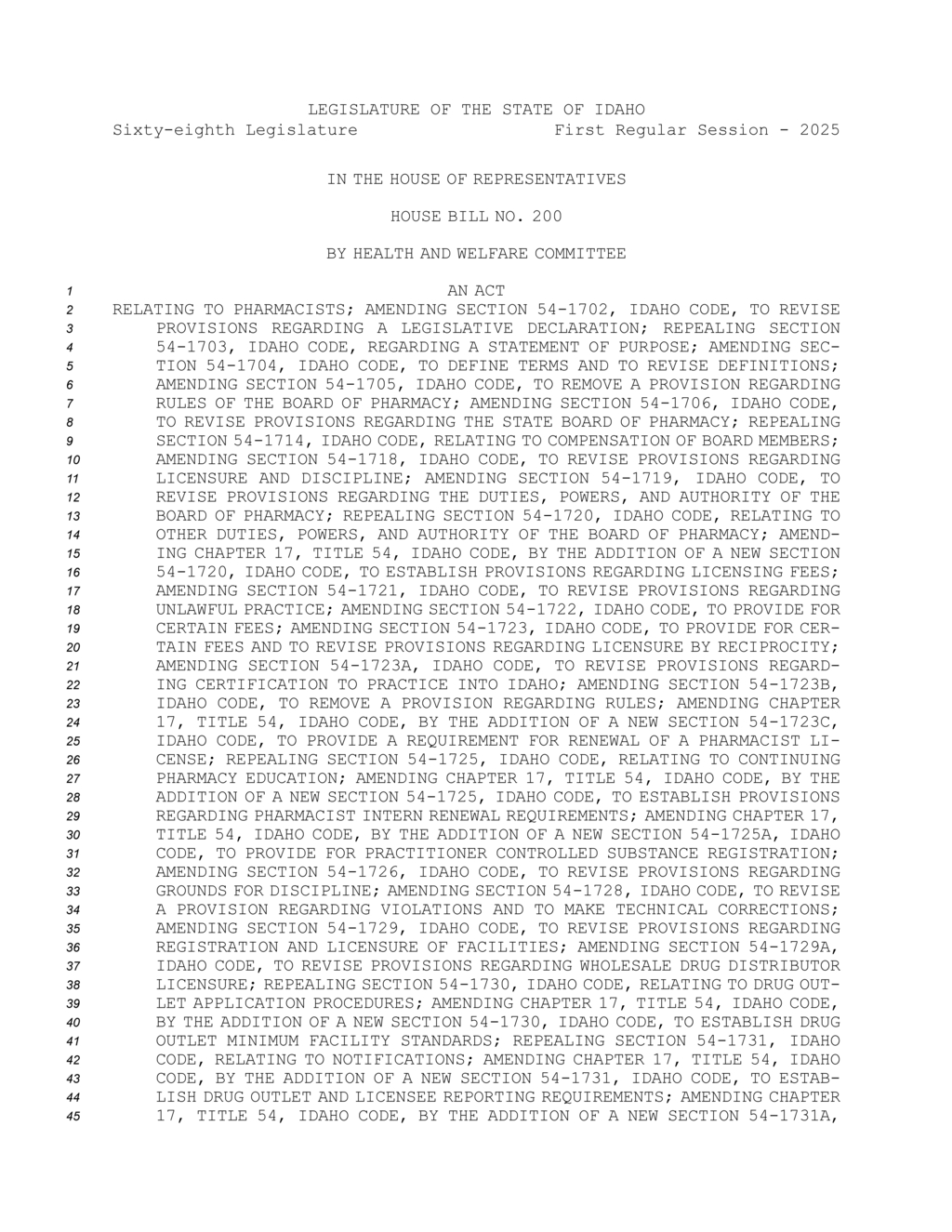 Idaho allows pharmacists to independently prescribe medications under new regulations