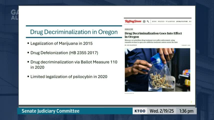 Oregon implements drug defelonization and establishes addiction recovery centers with Measure 110
