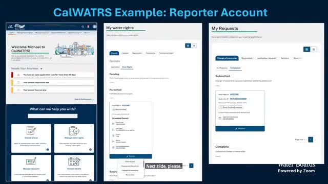 Cal Waters introduces new reporting interface and geospatial system for water rights management