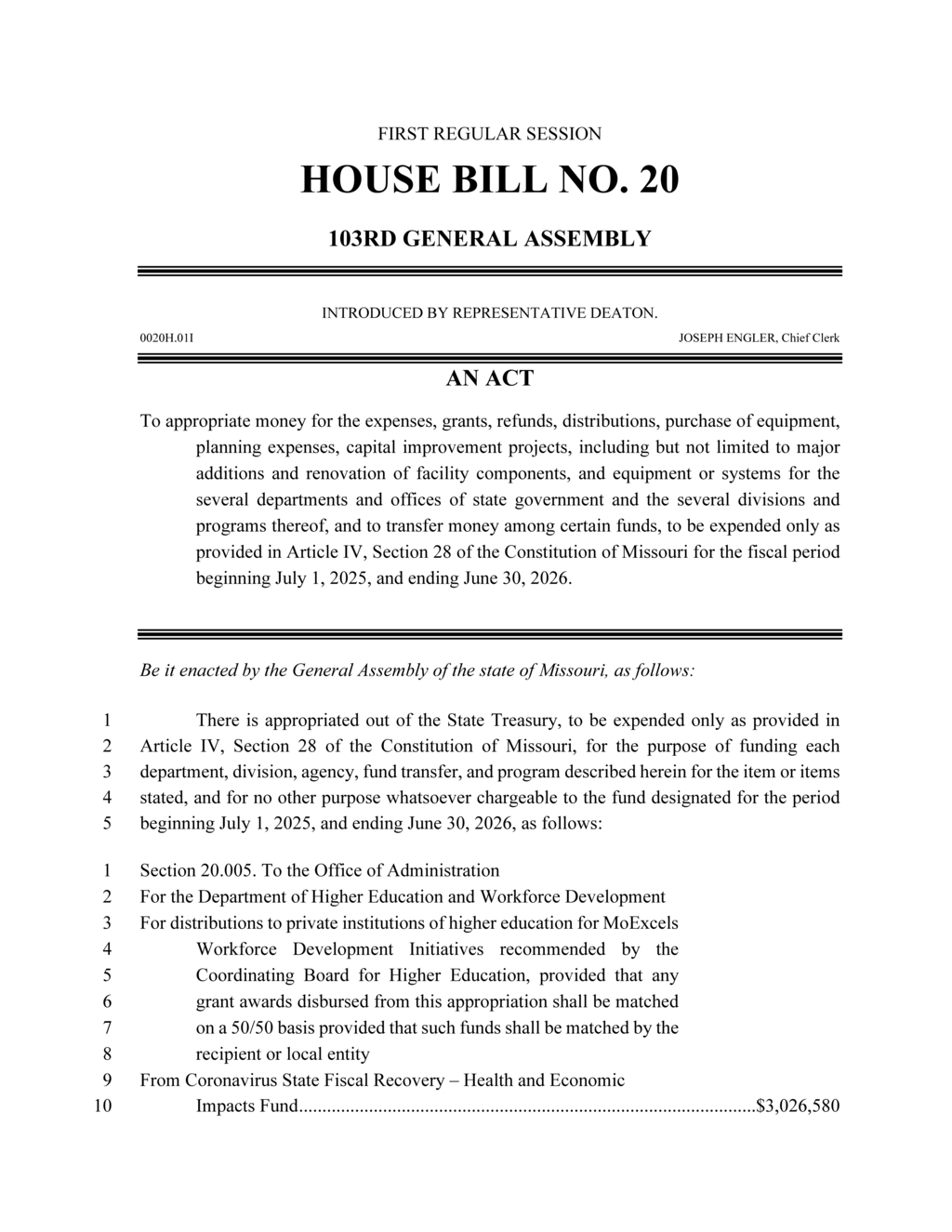 Missouri allocates funds for digital government transformation and public safety improvements