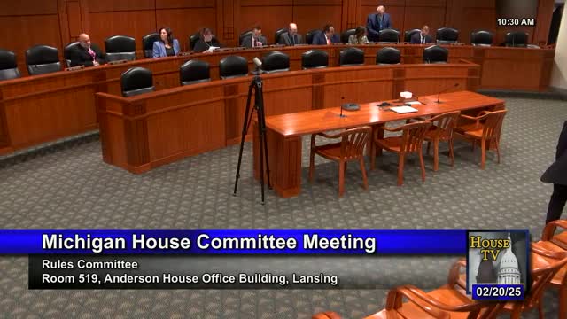 House Rules Committee adopts committee rule, sets regular meeting time and hears briefing on Michigan rulemaking process