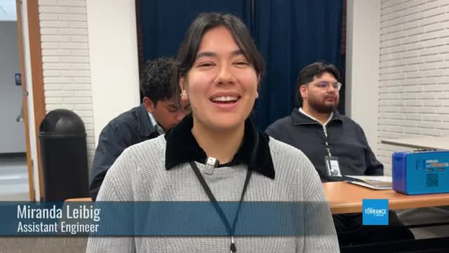 Miranda Liebig advocates for clean water access in Torrance Public Works