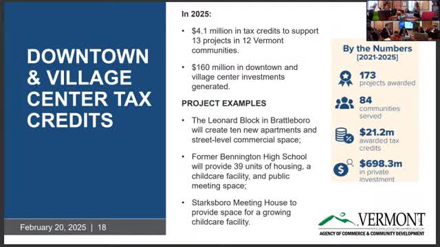 Vermont proposes permanent funding for housing repair and infrastructure improvement programs