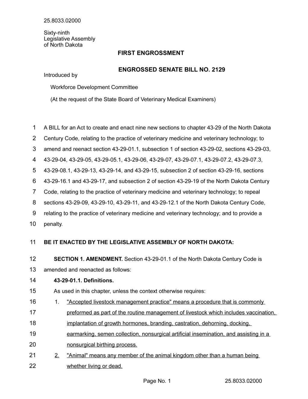 North Dakota Veterinary Board establishes new procedures for impaired professionals