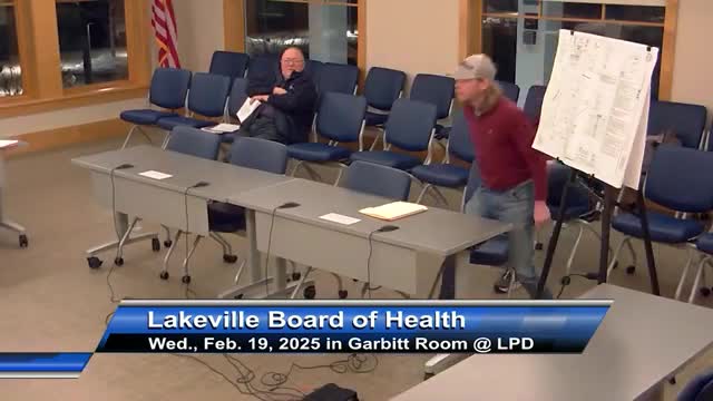 Lakeville Board of Health approves three septic-system local upgrades; requires deed restriction and annual well testing for 2 Janine Street
