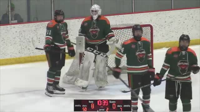 River Kings dominate Outlaws with an 8-0 lead in the second period