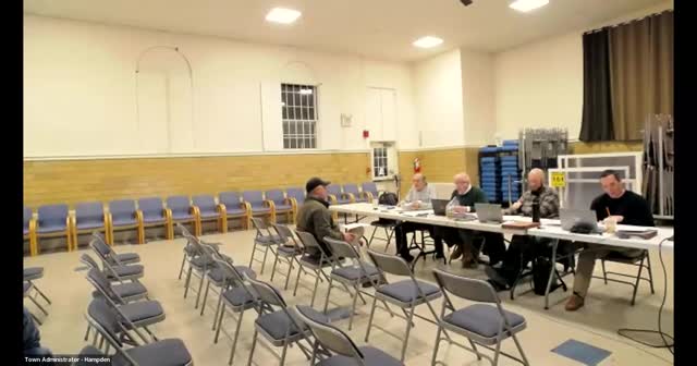 Highway superintendent requests loader and mower warrant articles, Select Board authorizes snow‑and‑ice overdraft and discusses Rock at Dundee street layout