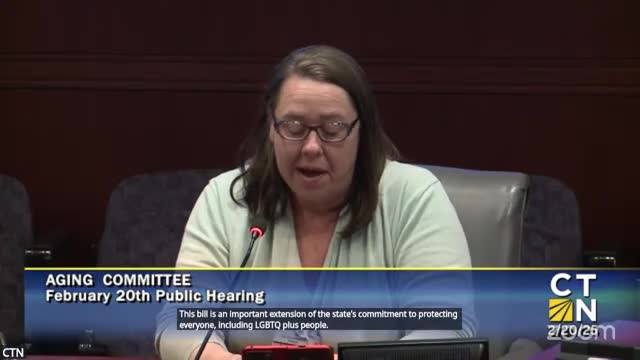 Parents advocate for LGBTQ elder care during Connecticut Senate testimony
