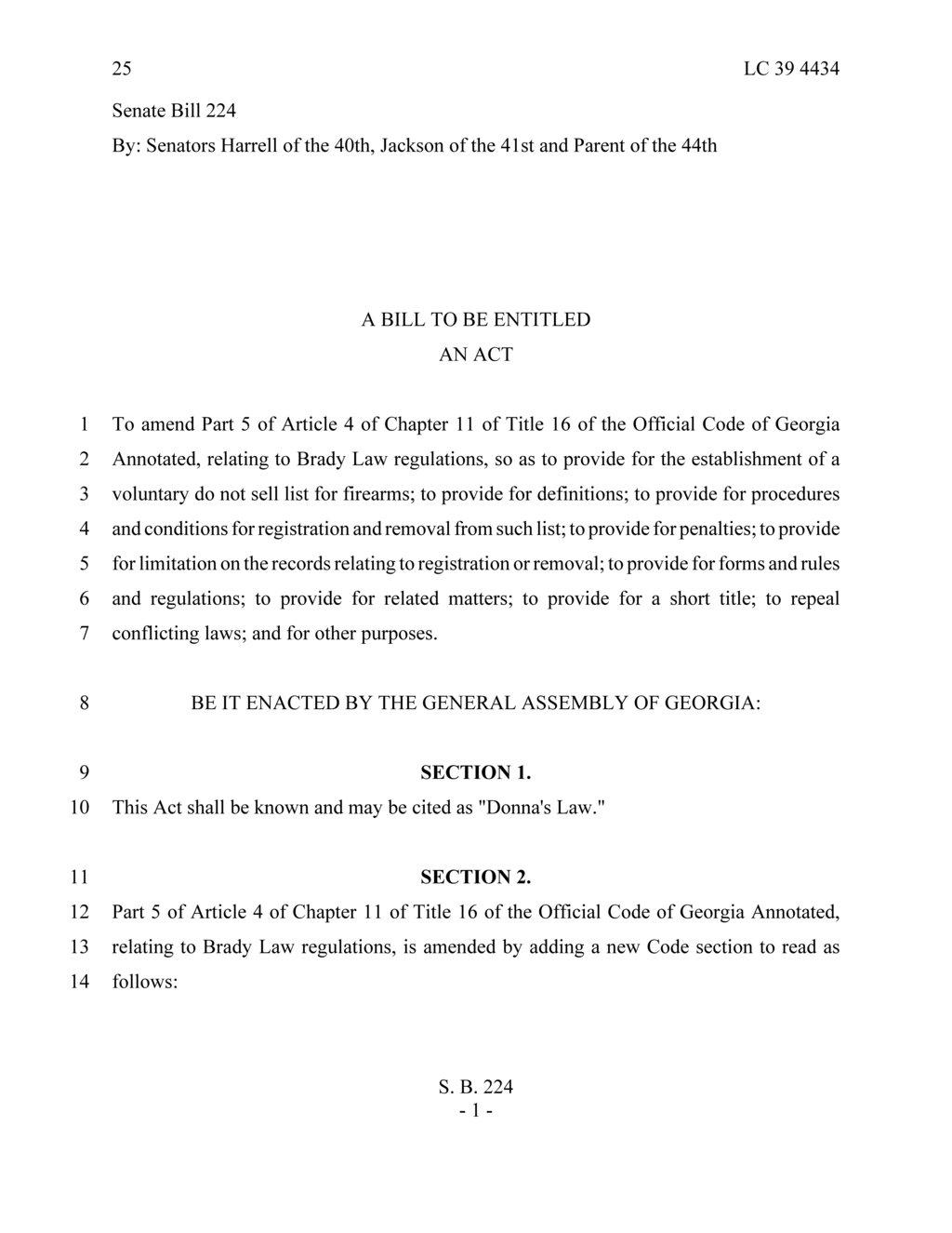 New law establishes do not sell list for firearm purchases in Georgia