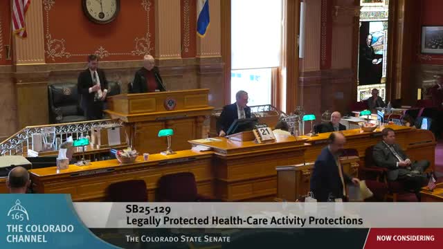 Senate amends and advances bill strengthening protections for legally protected health-care activity