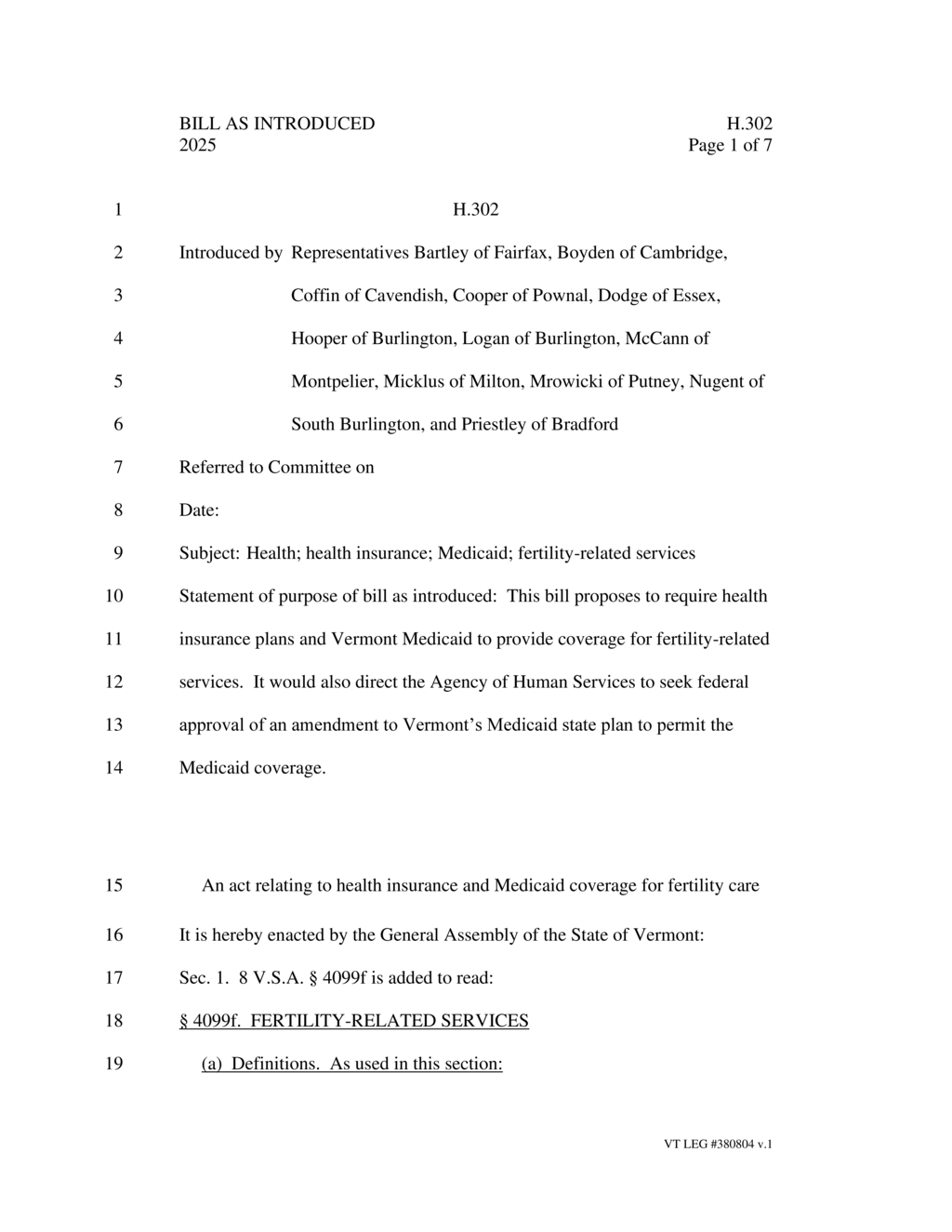 Vermont to expand Medicaid coverage for fertility treatment by 2026