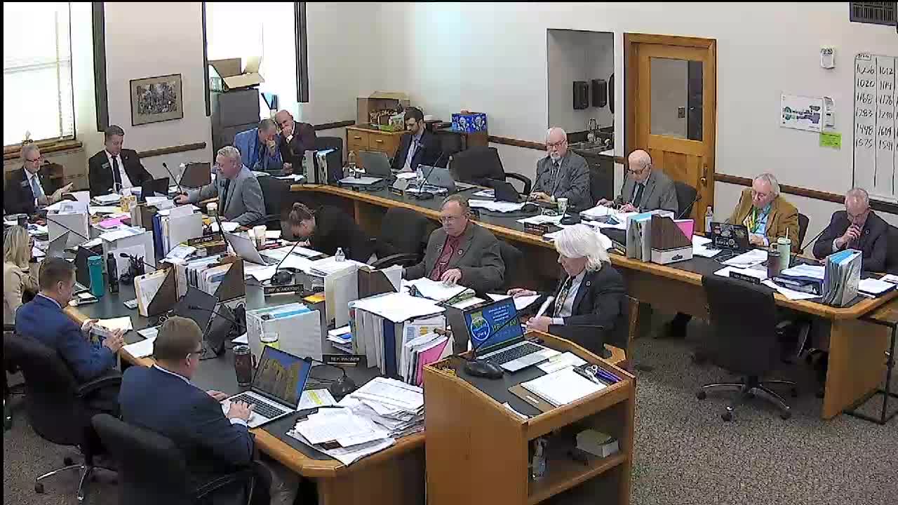 Appropriations committee adopts plan to accelerate Water Resources projects using trust‑fund cash, line of credit and targeted bonding