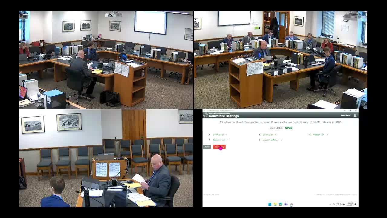 Senate Appropriations HR panel adopts amendment and gives due-pass for ITD budget bill