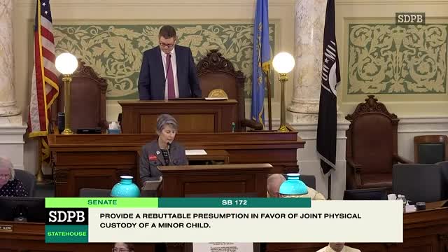Senate passes Bill 172 to establish joint custody presumption for children