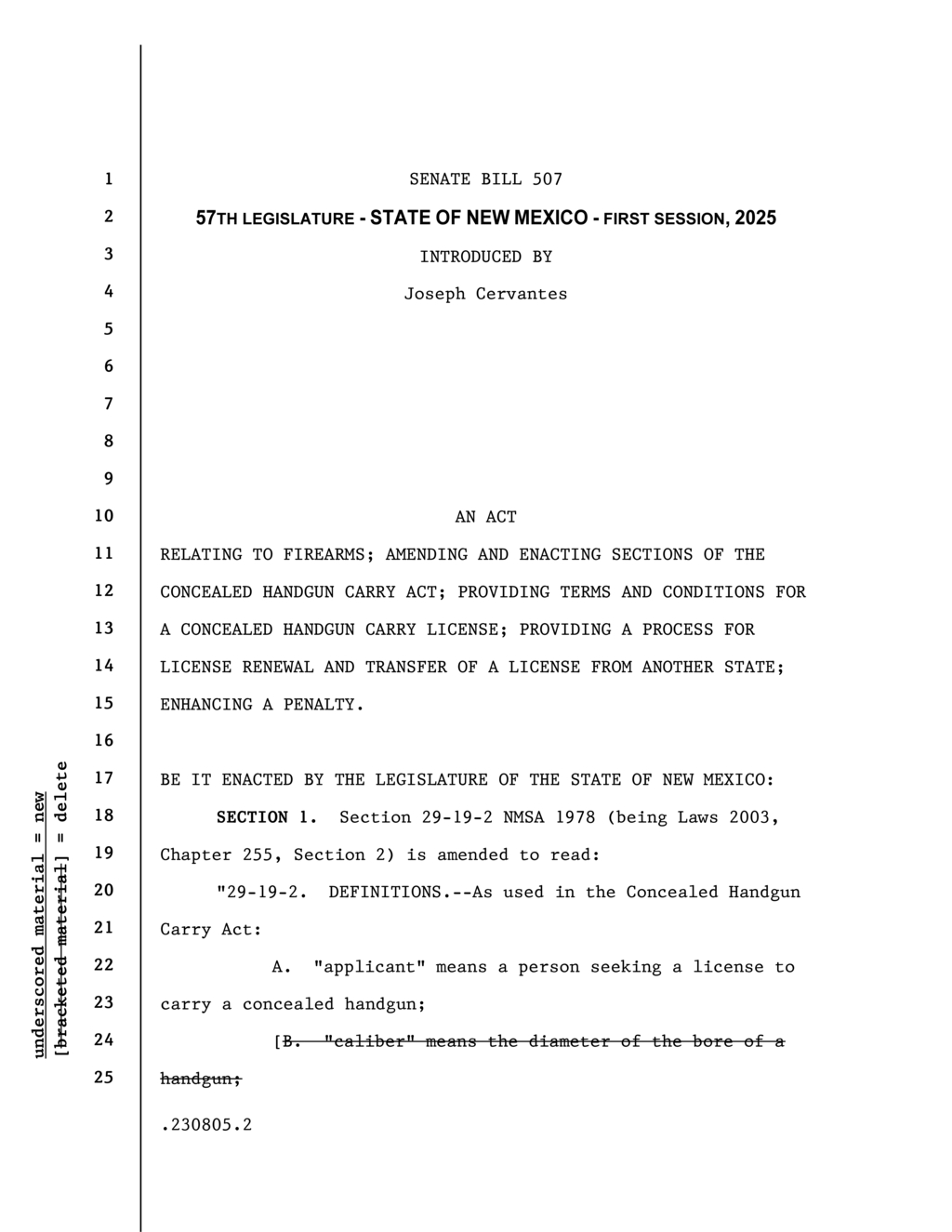 New Mexico law clarifies rules on carrying firearms and concealed weapons