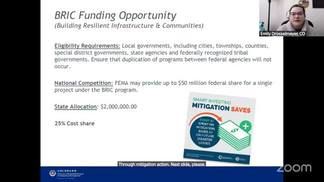 State hazard mitigation office outlines BRIC grant opportunity to help utilities fund wildfire mitigation