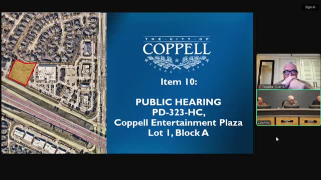 Commission approves Coppell Entertainment Plaza (indoor pickleball) with conditions, adds gated access option for HOA