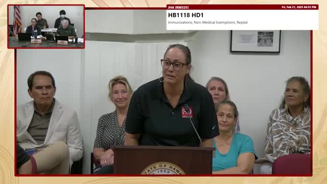 Wailani Gonsalves advocates for mothers' rights in Kailua testimony