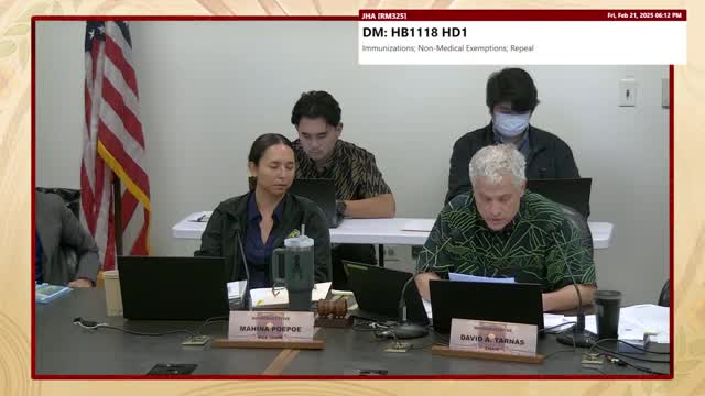 Hawaii legislators debate controversial vaccine exemption bill amid public dissent