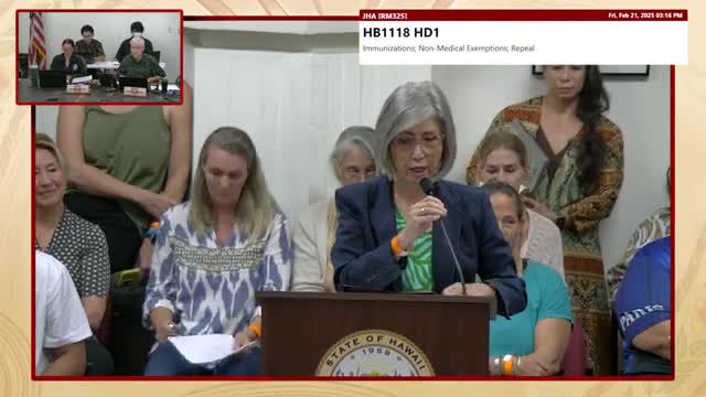Hawaii residents rally against HB 1118 targeting school vaccine exemptions