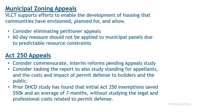 Municipal league backs limiting appeals, supports options for adopting state preemptions and record-based review