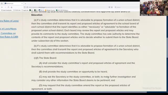 NEA witnesses tell House panel large-scale consolidation would complicate collective bargaining
