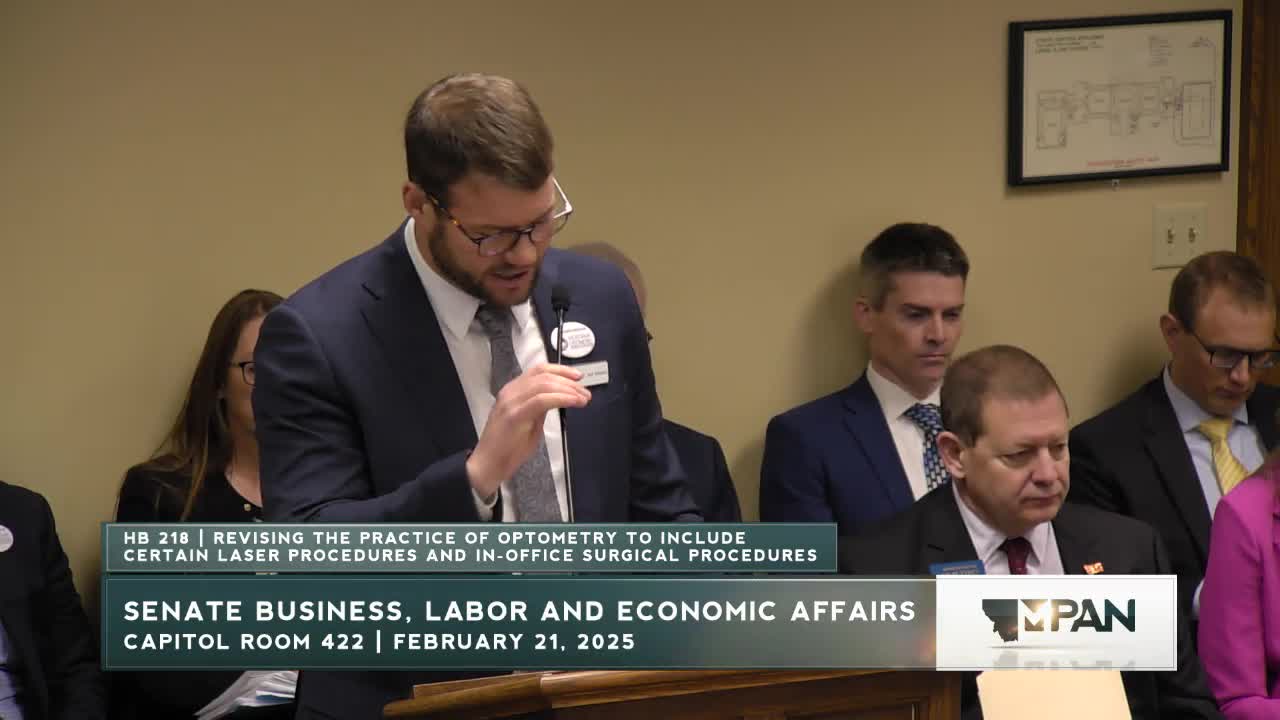 Montana optometrists advocate for House Bill 218 to improve rural healthcare access