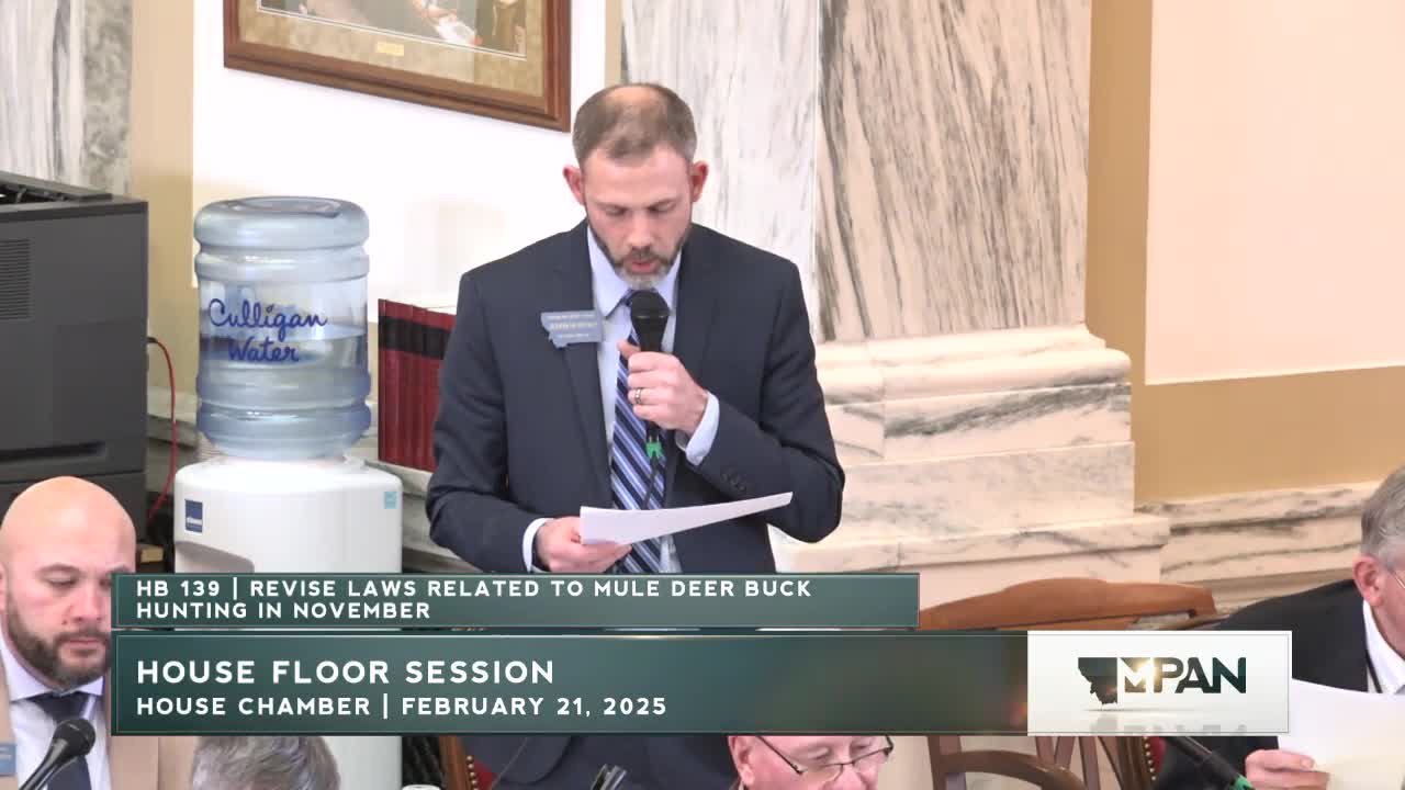 Montana House Bill 139 aims to protect November mule deer hunting traditions
