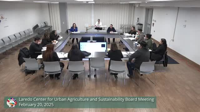 Laredo's Muradah Center outlines urban agriculture goals and event metrics for 2024