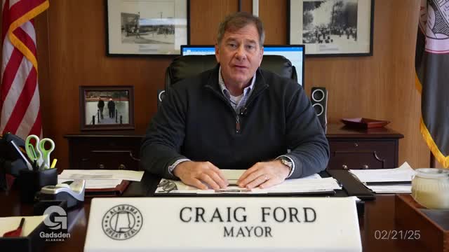 Mayor Ford launches Operation Spring Cleaning initiative in Gadsden