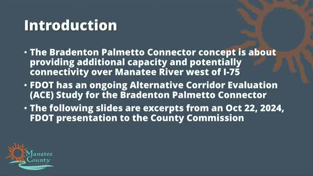 Officials say FDOT bridge/connector studies moving forward; local leaders urge urgency on DeSoto/Palmetto corridor