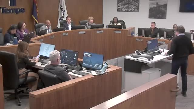 Council takes first public hearing on proposed six‑story U‑Haul self‑storage at Tempe Town Lake site