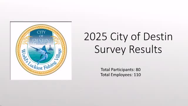 City of Destin HR director: employee survey shows strong culture, identifies mental‑health and communication gaps