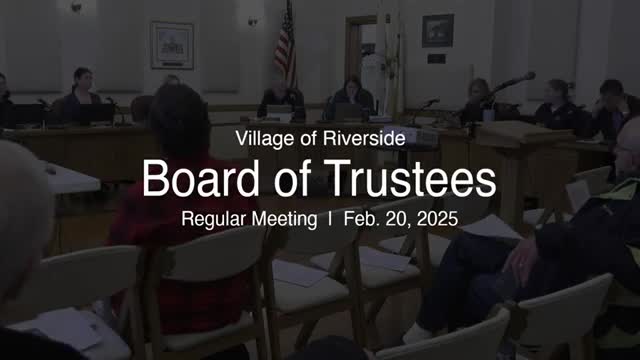 Riverside Village Board appoints Emily Stenzel as new village clerk
